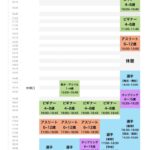 「君津市の体操教室Metamove Gym 2026年10月〜11月クラススケジュール」